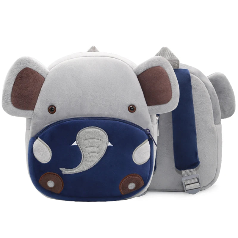 Cute Animals Cartoon Plush Children Backpacks Schoolbag Girls Boys Casual Baby Bags