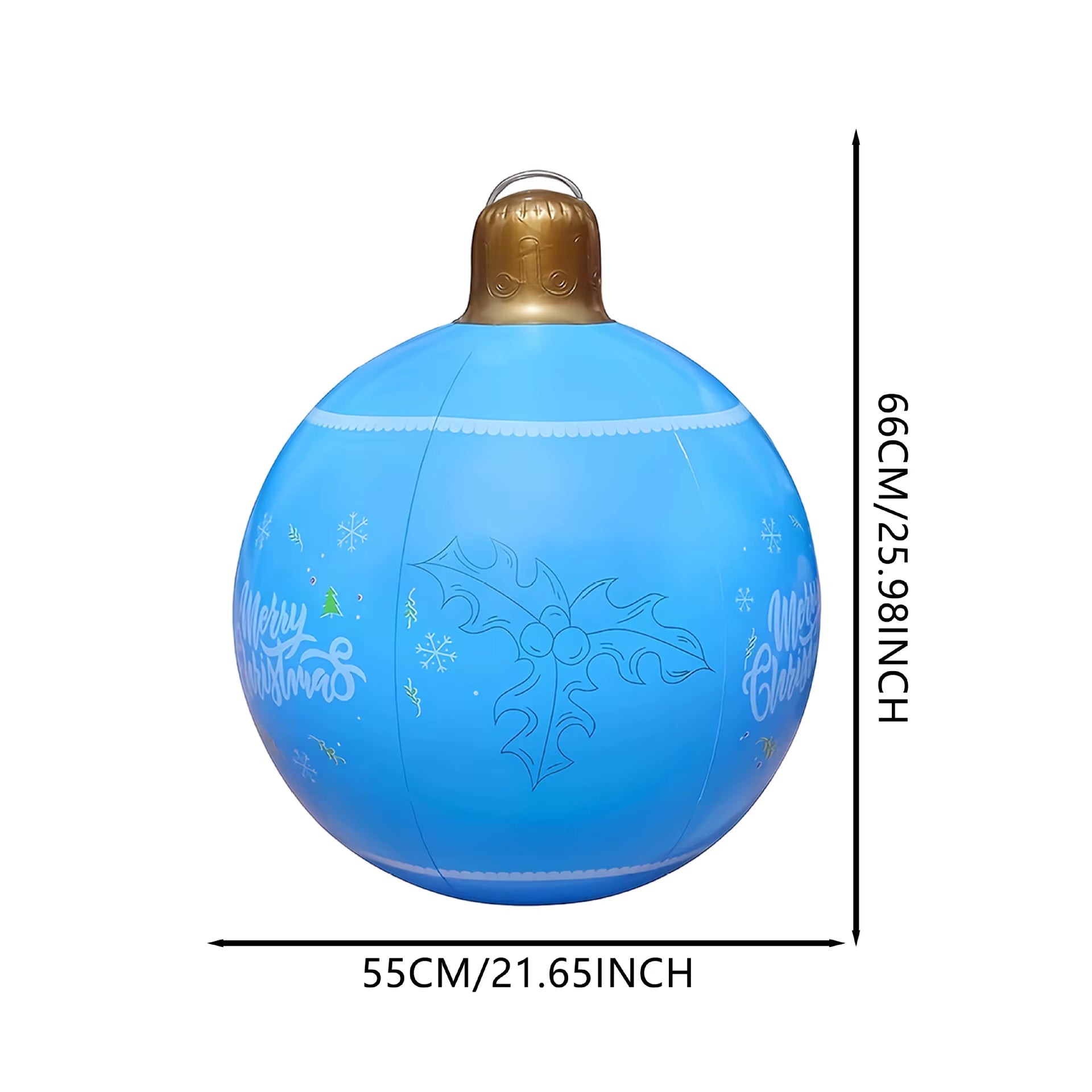 Outdoor Christmas Decoration Ball, PVC Inflatable Christmas Balloon, Christmas Party Atmosphere Balls, Santa Claus Elk Balloons