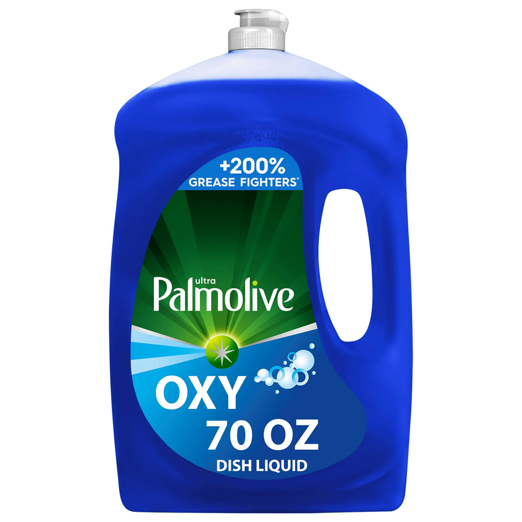 Ultra Oxy Liquid Dish Soap, Power Degreaser, 70 Fl Oz Bottle