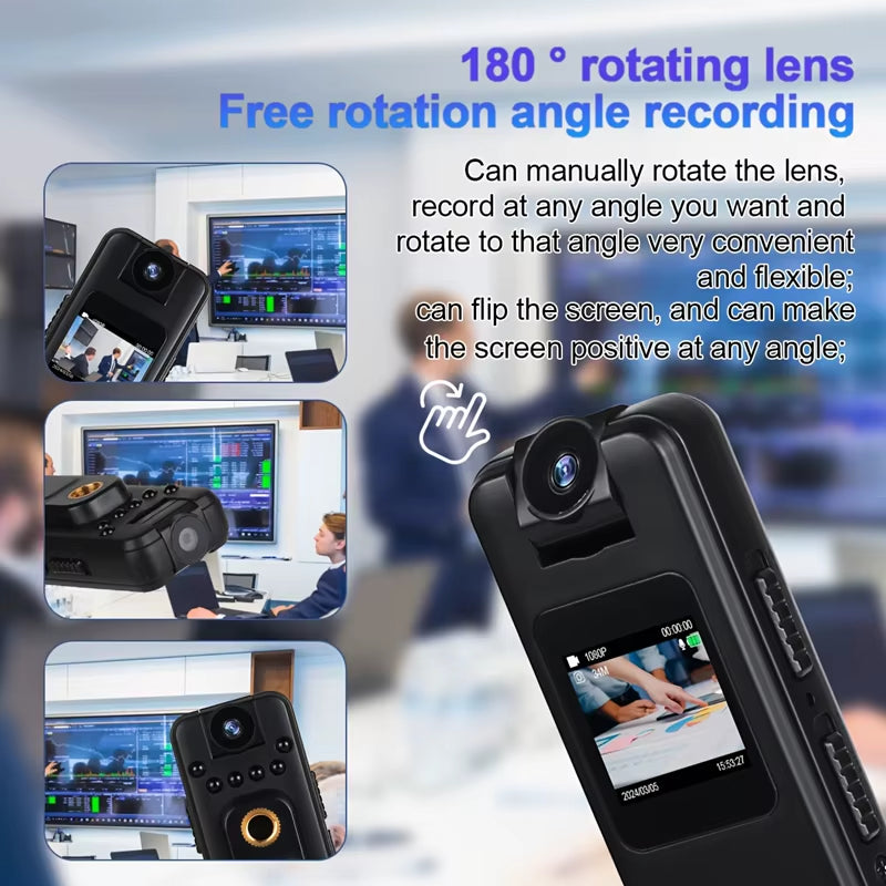 Xiaomi Sports Camera 4K with Screen High-Definition Sports Camera Cycling Law Enforcement Recorder Wifi Recorder Recording Pen