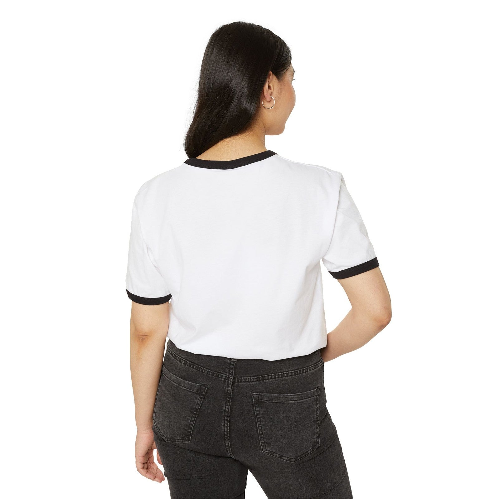 Stylish Unisex Ringer T-Shirt with Arabic Design (Freedom حريه), Casual Tee