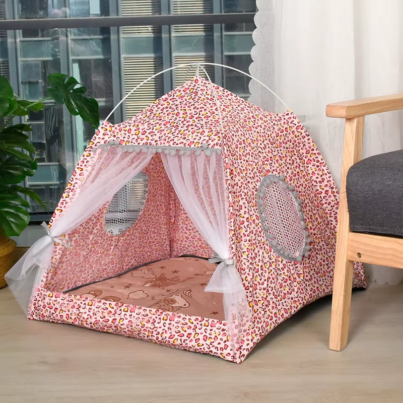 Cat Broken Flower Tent Nest Universal for All Seasons Pet Supplies Summer Dog and Cat Nest