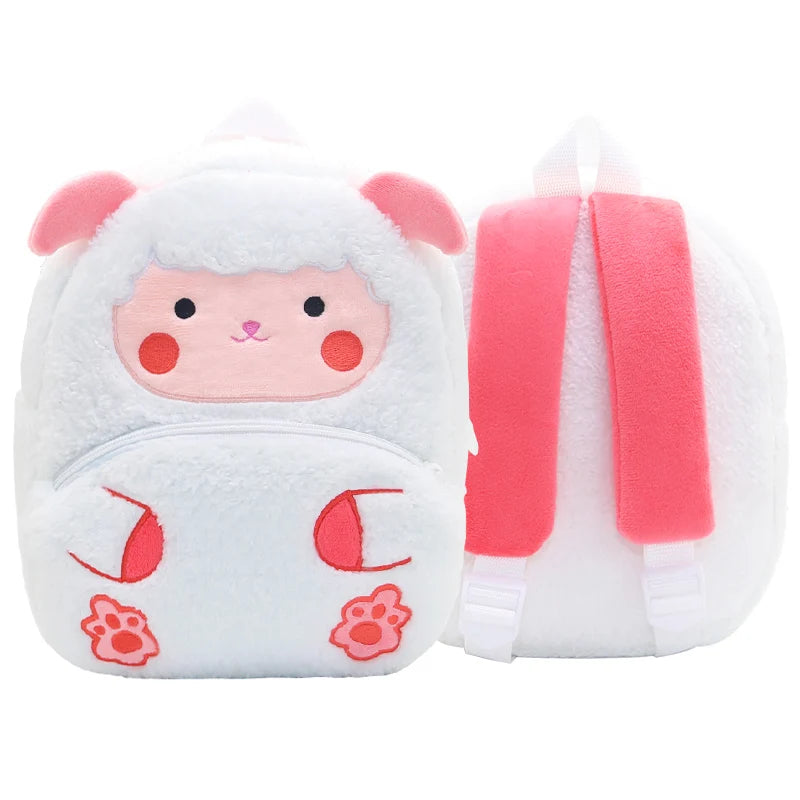 Cute Animals Cartoon Plush Children Backpacks Schoolbag Girls Boys Casual Baby Bags