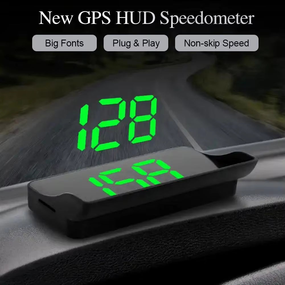 Car Head up Display Auto Electronics HUD Projector Display Digital GPS Digital Speedometer for All Cars 