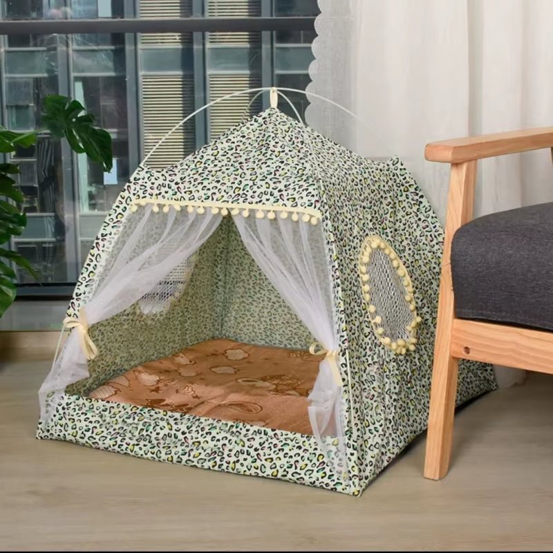 Cat Broken Flower Tent Nest Universal for All Seasons Pet Supplies Summer Dog and Cat Nest
