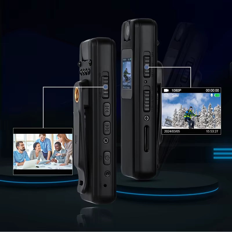 Xiaomi Sports Camera 4K with Screen High-Definition Sports Camera Cycling Law Enforcement Recorder Wifi Recorder Recording Pen