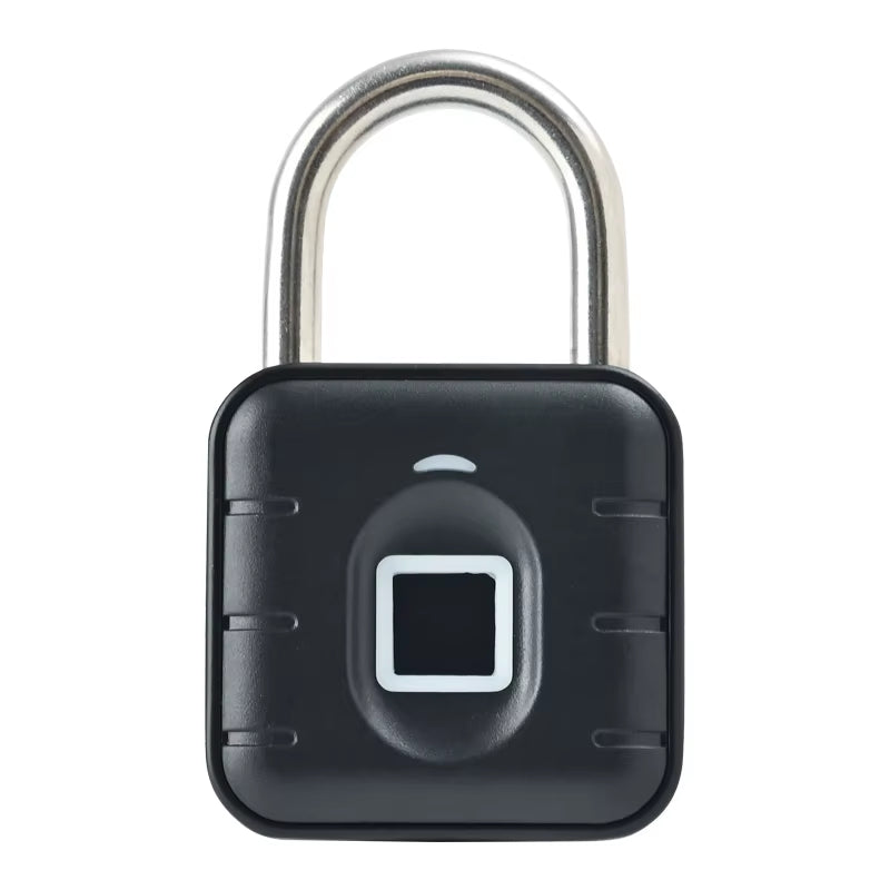 Keyless Fingerprint Lock with Tuya APP Smart Padlock Waterproof Door Lock 0.2Sec Unlock Portable Anti-Theft Padlock for Offices