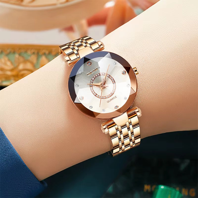 Luxury Brand Fashion Women Watches for Ladies Quartz Relogio Feminino Female Montre Reloj Mujer Zegarek Damski Dropshipping