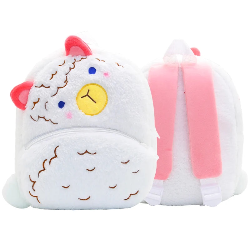 Cute Animals Cartoon Plush Children Backpacks Schoolbag Girls Boys Casual Baby Bags