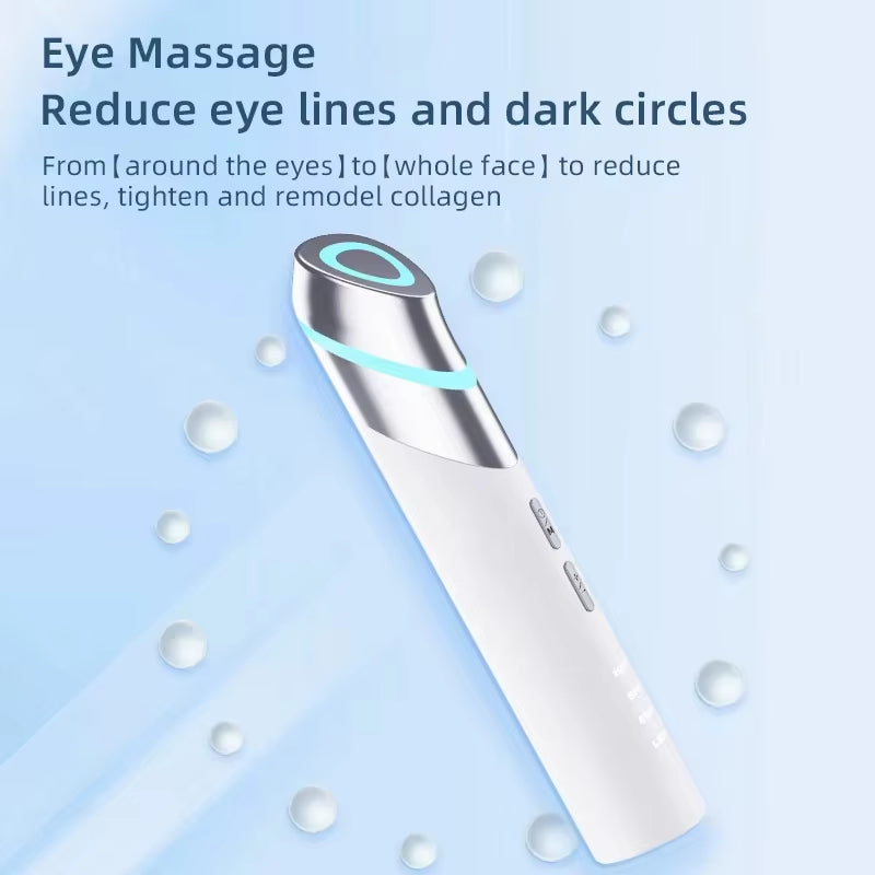 2025 EMS Microcurrent Wireless Eye Lifting anti Wrinkles Pen Eye Bags Dark Anti-Puffiness Device for Eye Massage Tools