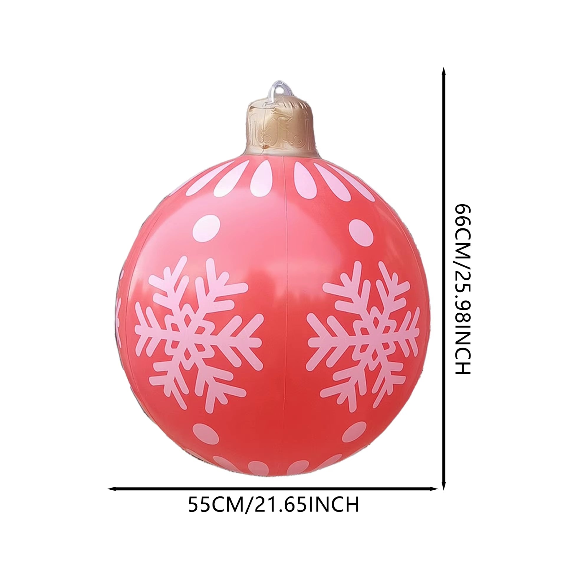 Outdoor Christmas Decoration Ball, PVC Inflatable Christmas Balloon, Christmas Party Atmosphere Balls, Santa Claus Elk Balloons