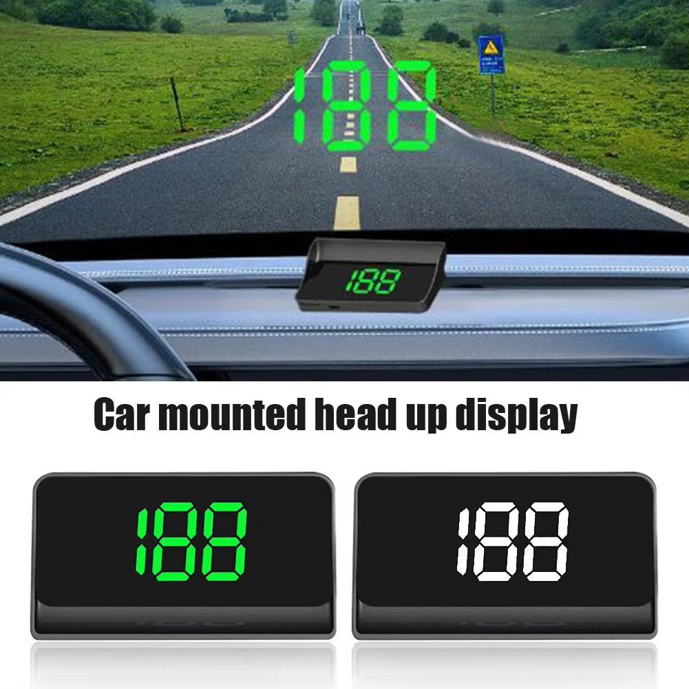 Car Head up Display Auto Electronics HUD Projector Display Digital GPS Digital Speedometer for All Cars 
