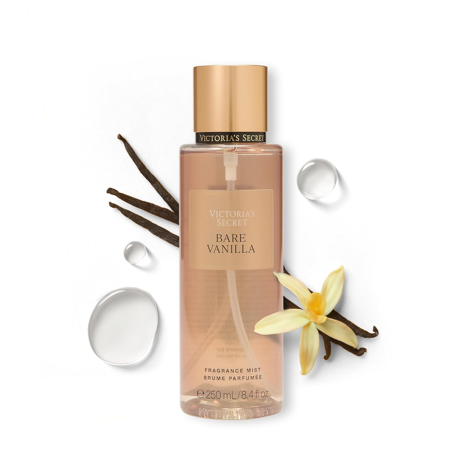 Bare Vanilla Body Mist, Spray for Women (8.4 Oz)