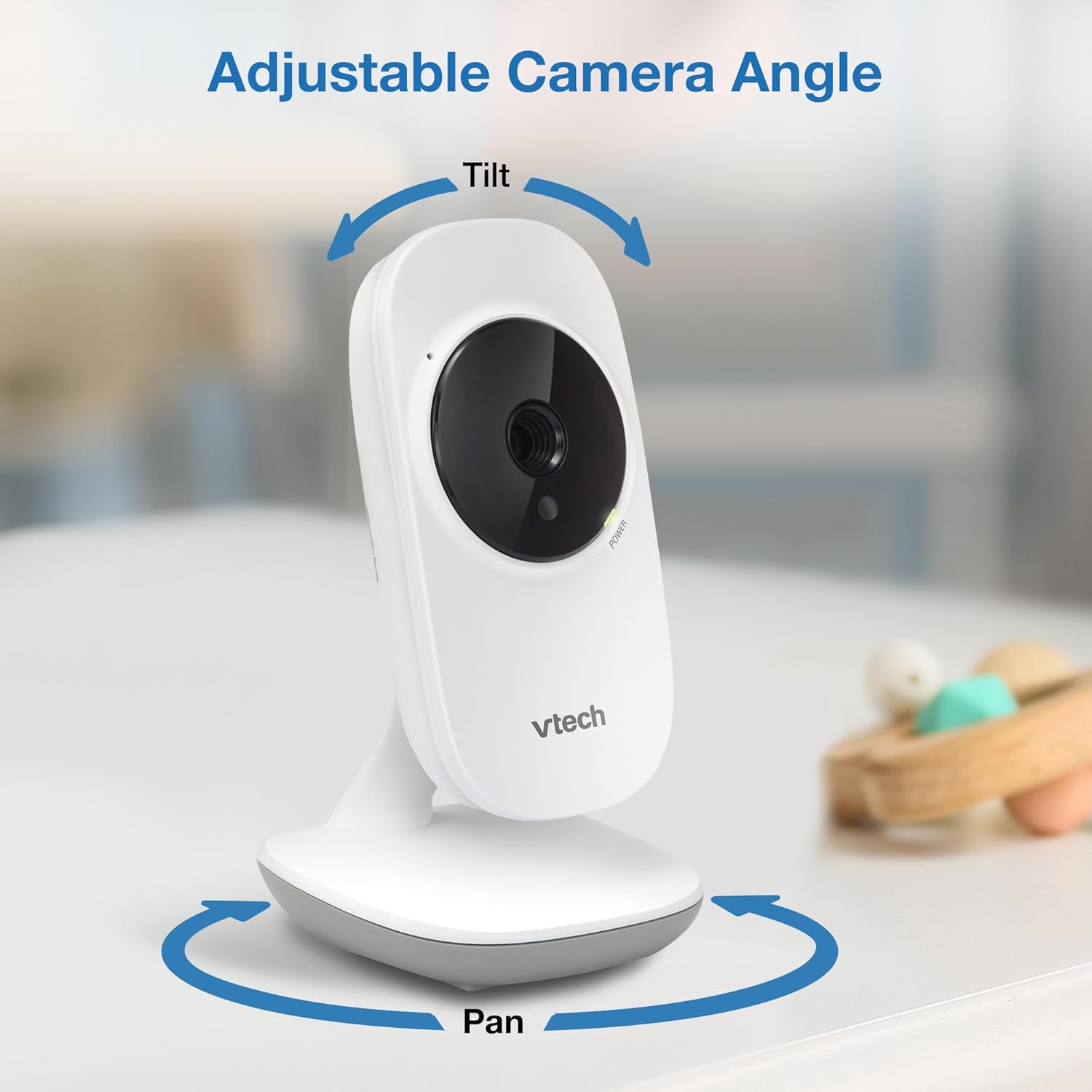 VM819 Baby Monitor with Camera and Audio, 2.8” Screen Portable Baby Camera, Night Vision, 2-Way Audio, Temperature Sensor and Lullabies, Secure Transmission No Wifi, Ideal for Baby/Elderly/Pet