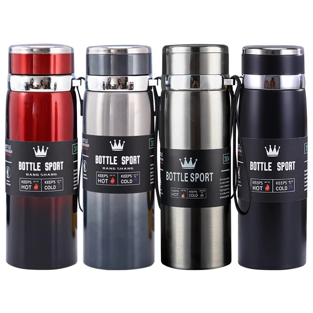 1L Thermal Water Bottle Keep Cold and Hot Water Bottle Thermos for Water Tea Coffee Vacuum Flasks Stainless Steel Thermos Bottle