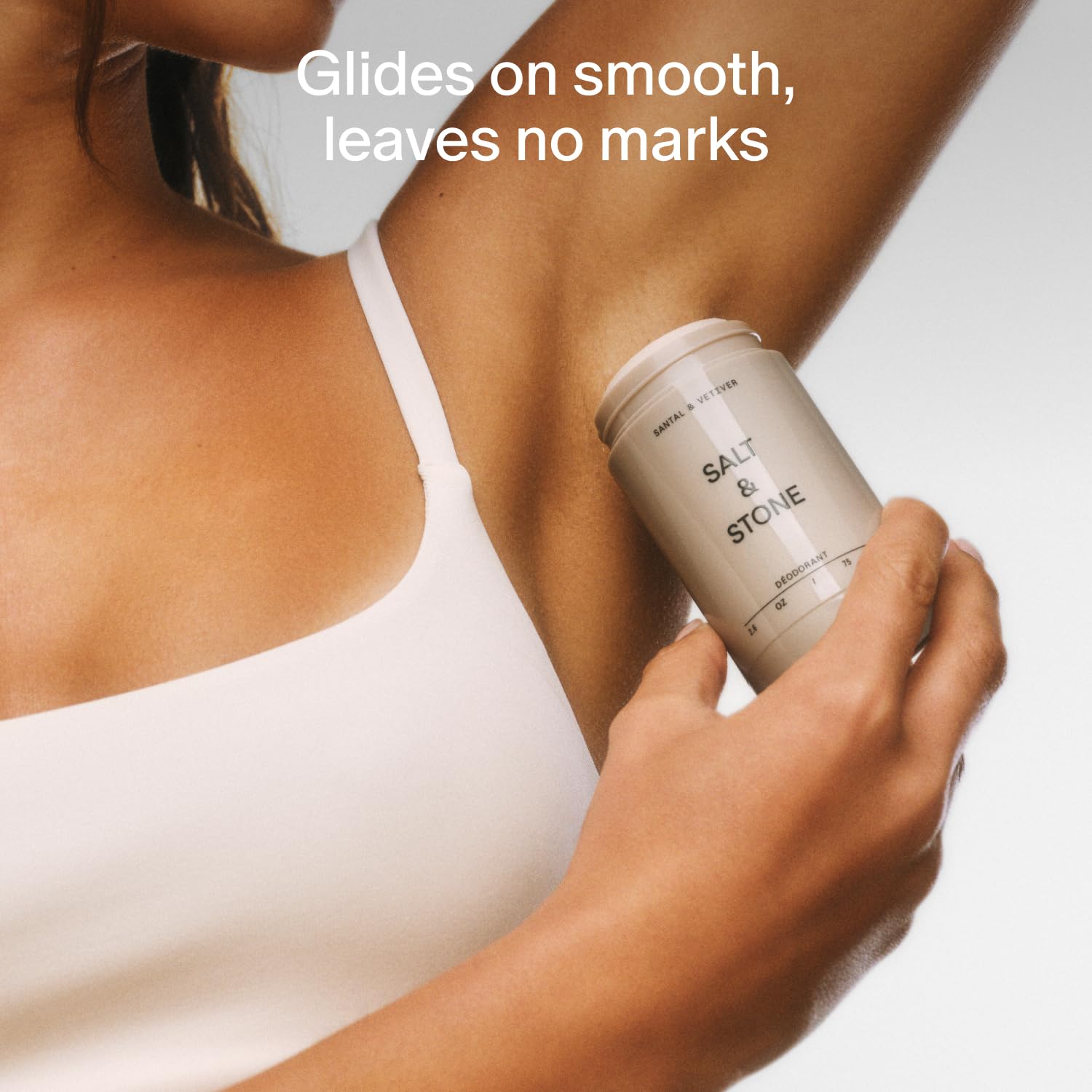 Aluminum Free Deodorant | Extra Strength 48 Hour Protection for Women & Men | Made with Seaweed Extracts, Shea Butter & Prebiotics (Santal & Vetiver)