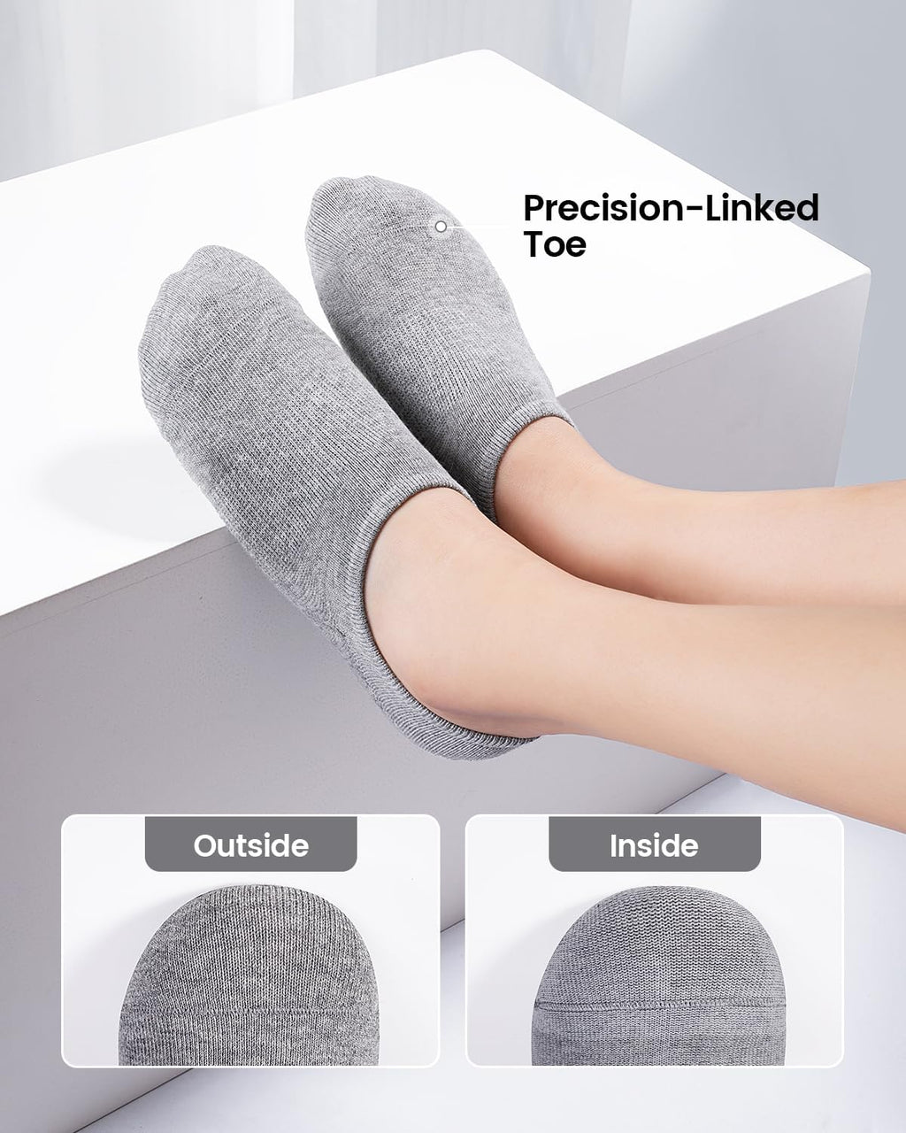 No Show Socks Women & Men Low Cut Ankle Short Athletic Running Casual Invisible Liner Socks