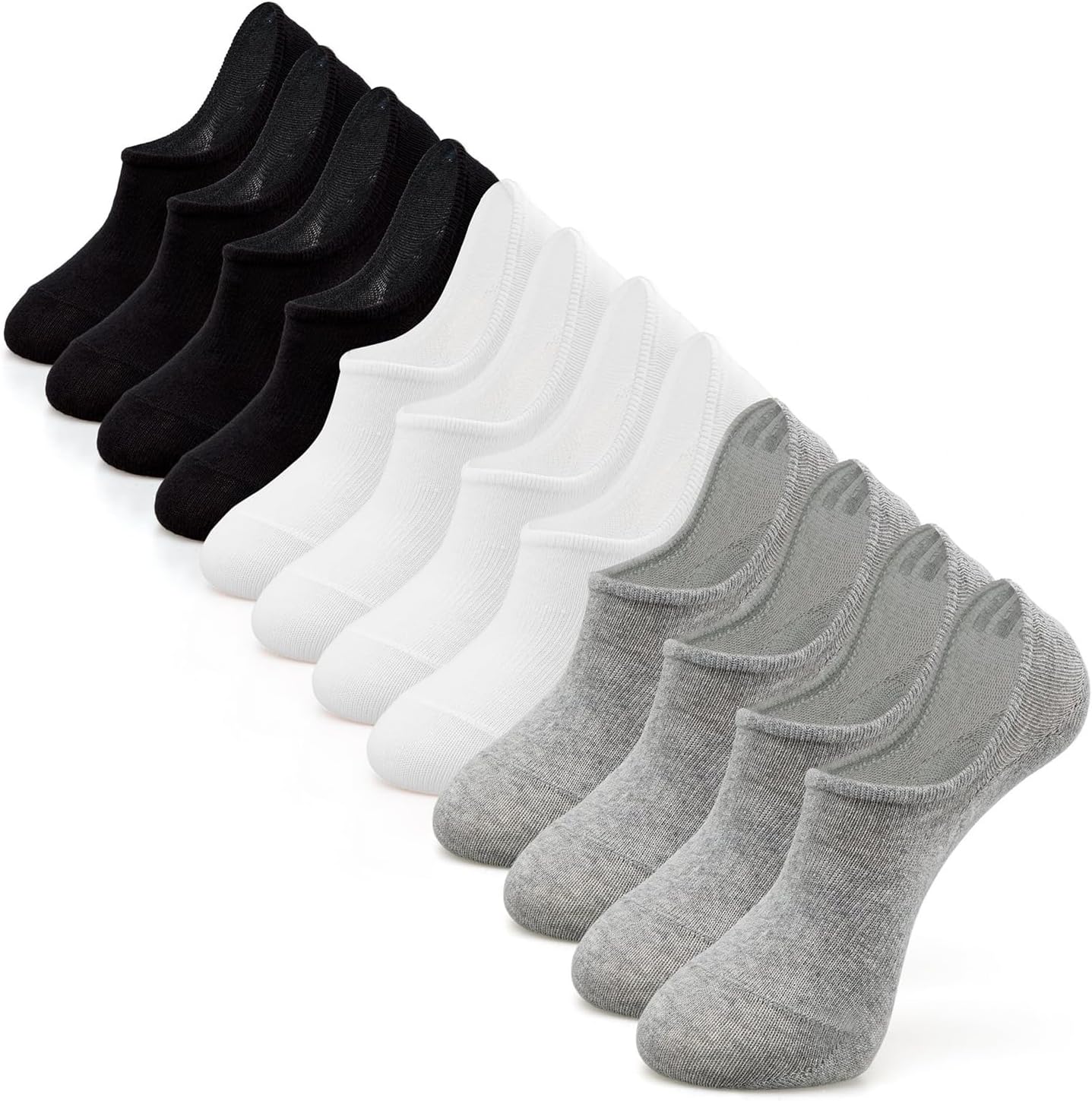 No Show Socks Women & Men Low Cut Ankle Short Athletic Running Casual Invisible Liner Socks