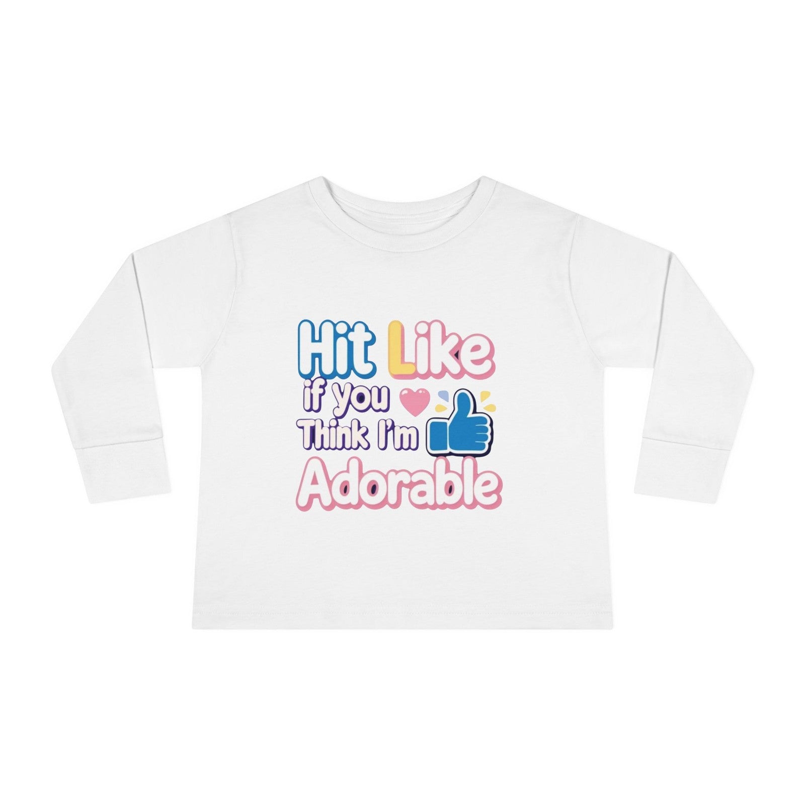 Cute Toddler Long Sleeve Tee, Birthday Gift, Adorable Tee, Kids Fashion, [...]