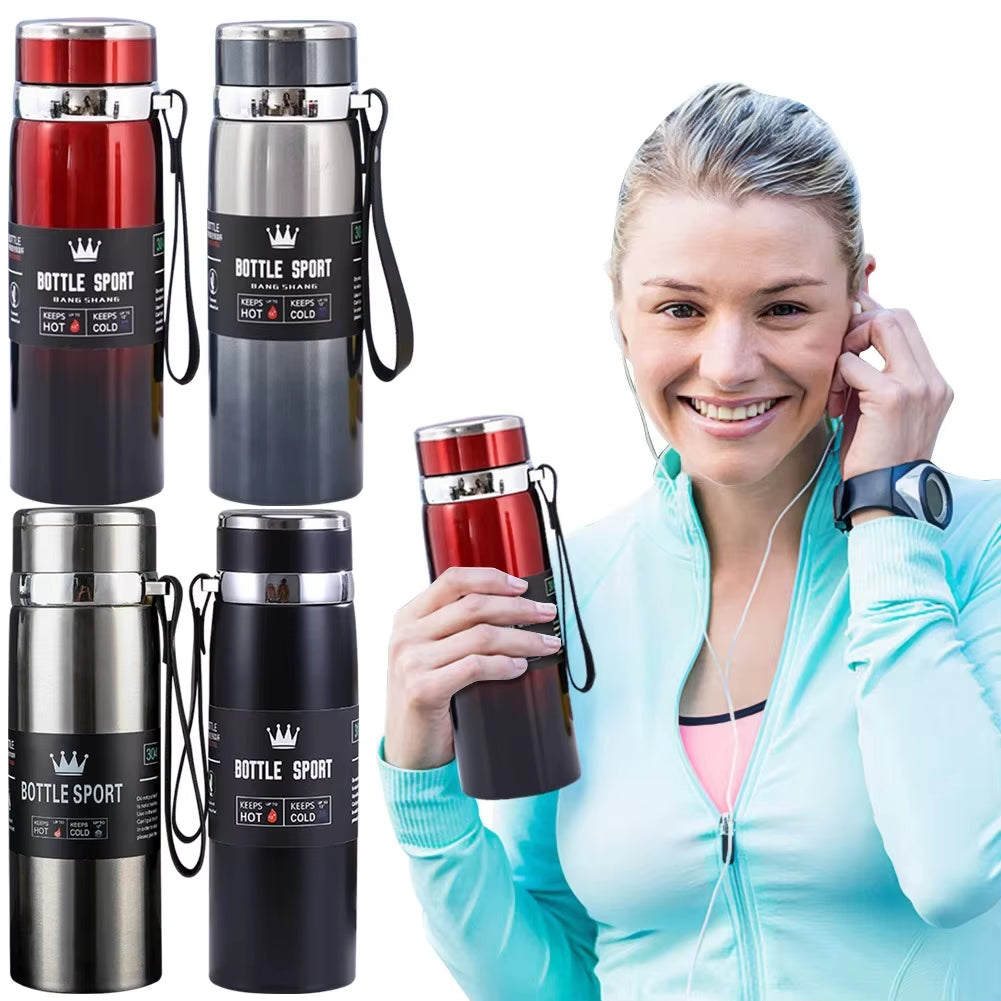 1L Thermal Water Bottle Keep Cold and Hot Water Bottle Thermos for Water Tea Coffee Vacuum Flasks Stainless Steel Thermos Bottle