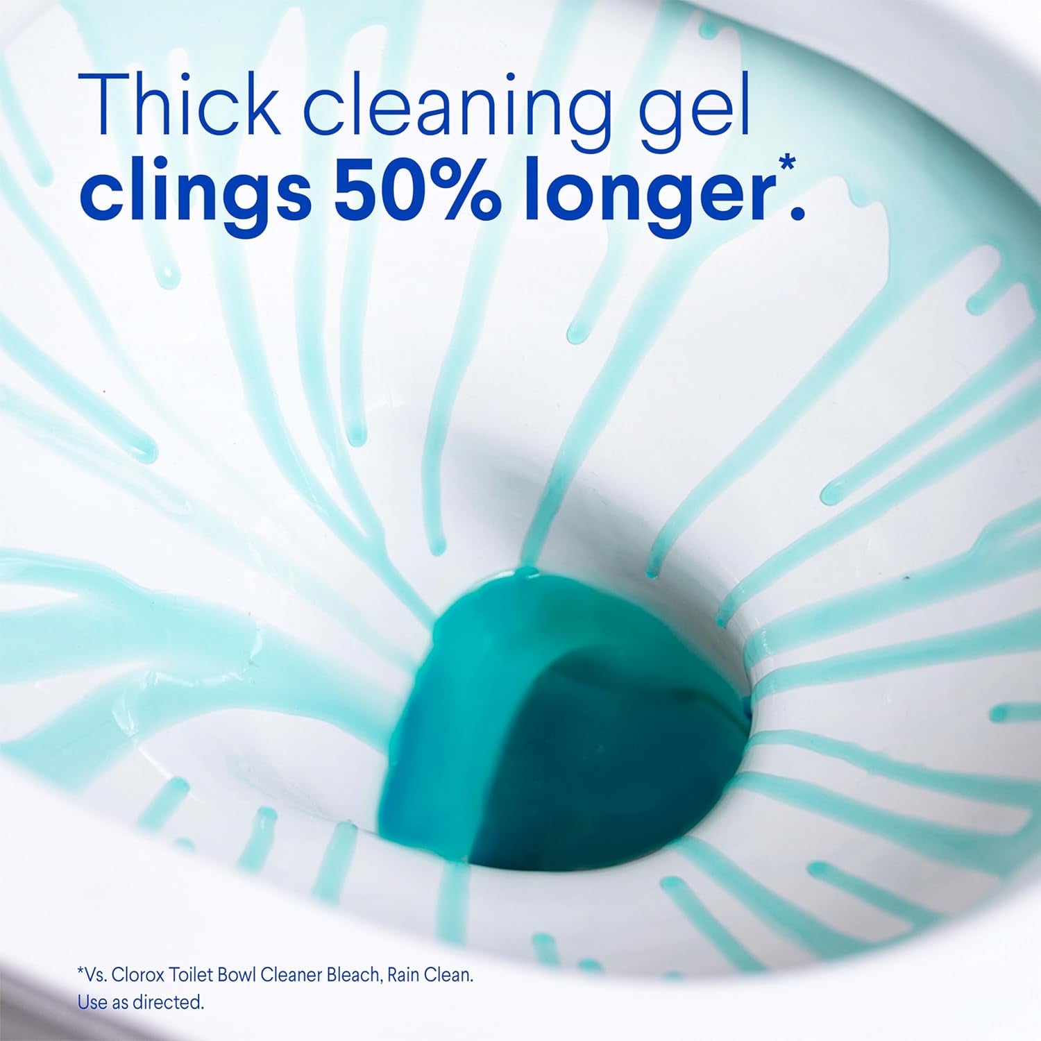Toilet Bowl Cleaner, Clinging Bleach Gel, Ocean Mist - 24 Ounces, Pack of 2