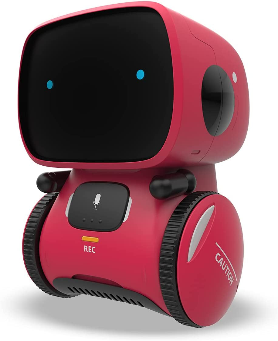 Robots for Kids, Interactive Smart Robotic with Touch Sensor, Voice Control, Speech Recognition, Singing, Dancing, Repeating and Recording, Robot Toy for 3 4 5 6 7 8 Year Old Boys Girls