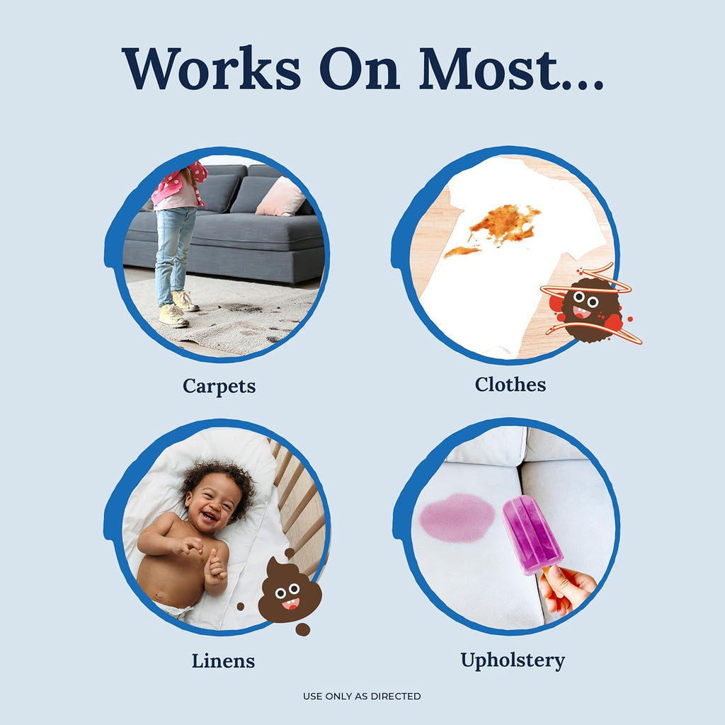 Messy Eater Stain Treater Spray - 4Oz Stain Remover - Newborn & Baby Essentials - No Dry Cleaning Food, Grease, Coffee off Laundry, Underwear, Fabric