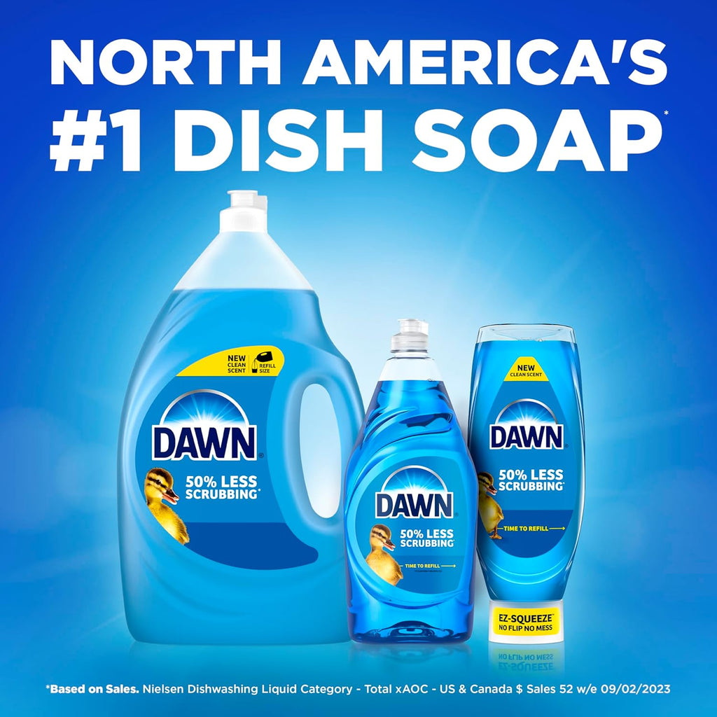 Dish Soap Ultra Dishwashing Liquid, Dish Soap Refill, Dish Detergent Liquid, Original Scent, 56 Fl Oz (Pack of 2)