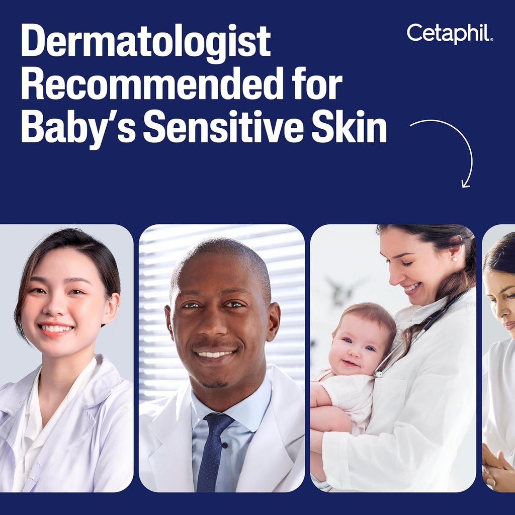 Baby Wash & Shampoo plus Body Lotion, Healthy Skin Essentials, Head to Toe Hydration for up to 24 Hours, for Delicate, Sensitive Skin, 2-Pack,White