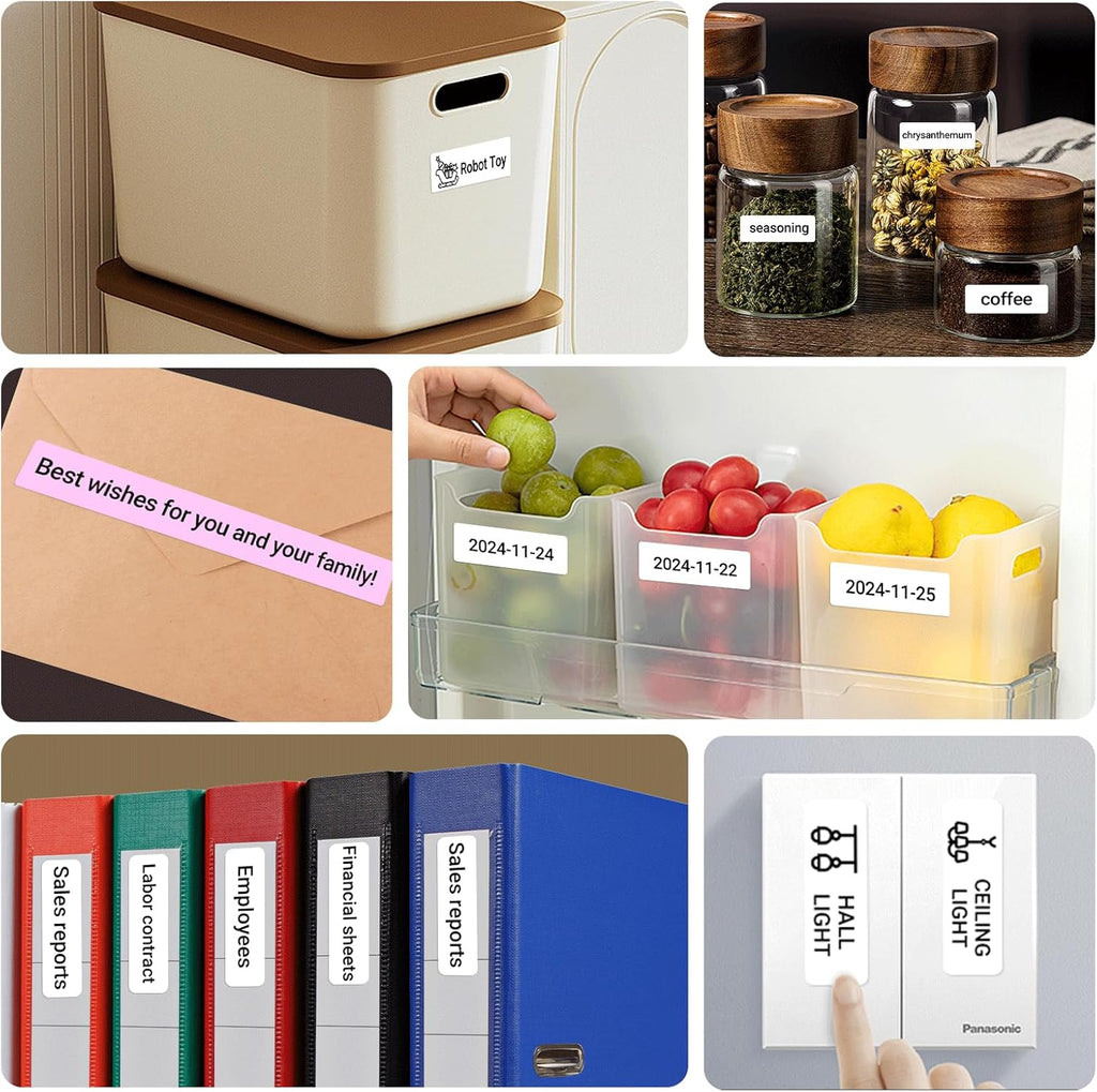 Label Maker Machine with Tape, X1 Portable Bluetooth Mini Label Printer, Support Pre-Cut & Continuous Label, Wireless Small Label Makers with Versatile App for School Home Office Organization