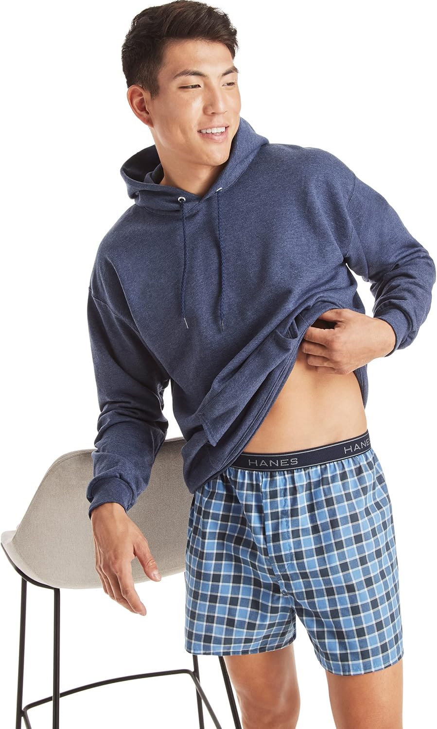 Pack, Cool & Breathable Cotton Underwear, Moisture-Wicking Boxers for Men
