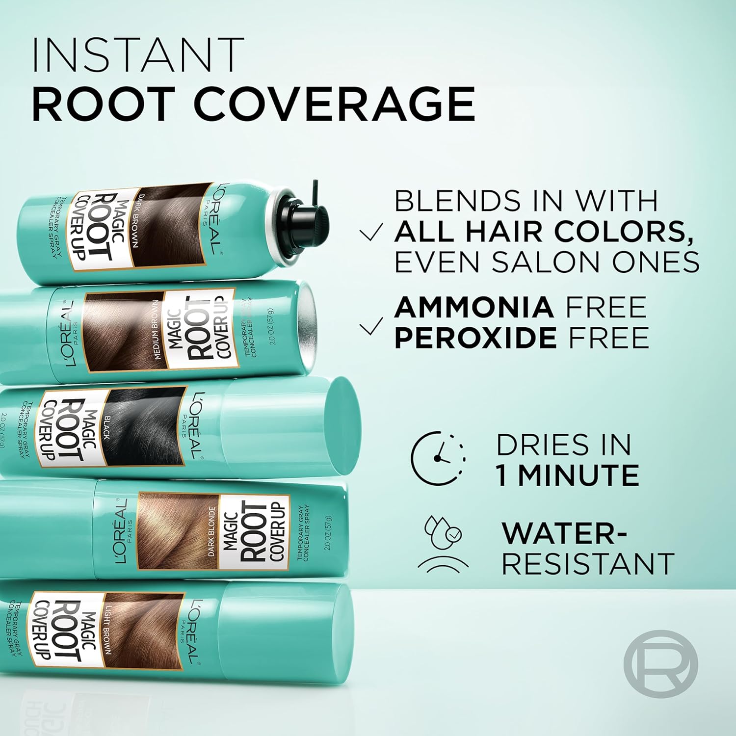 Magic Root Cover up Gray Concealer Spray Dark Blonde 2 Oz.(Packaging May Vary)