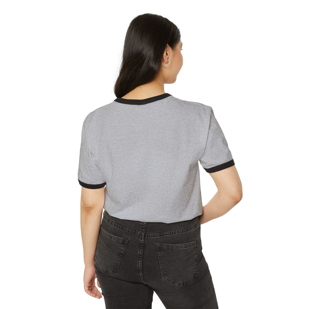 Stylish Unisex Ringer T-Shirt with Arabic Design (Freedom حريه), Casual Tee