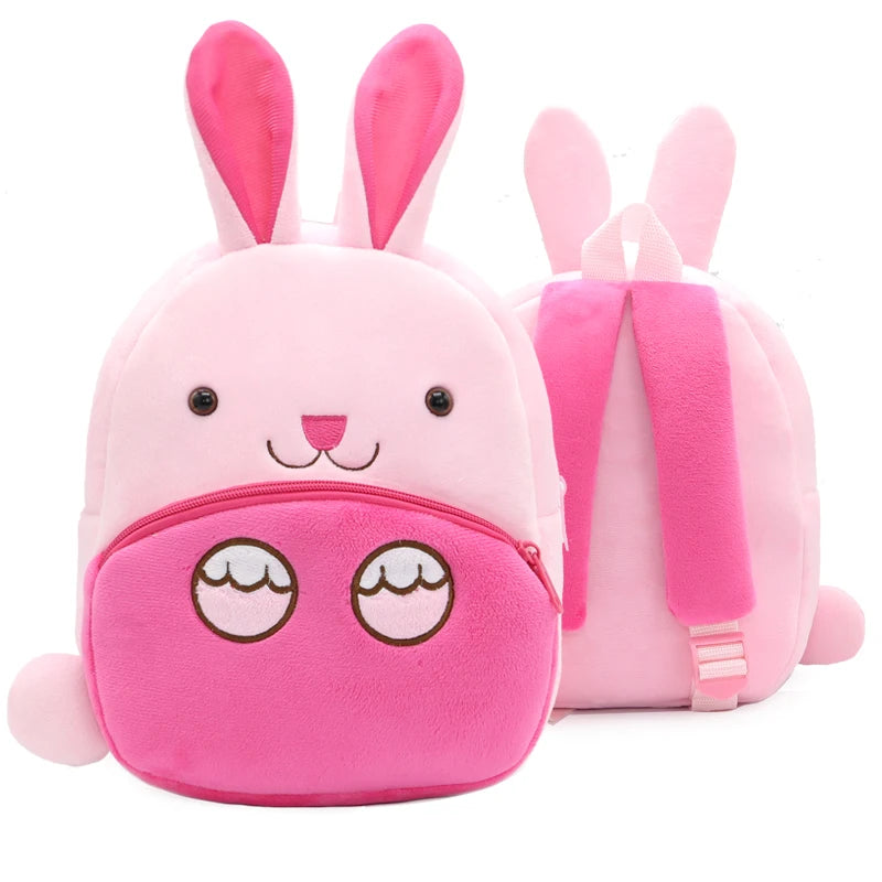 Cute Animals Cartoon Plush Children Backpacks Schoolbag Girls Boys Casual Baby Bags