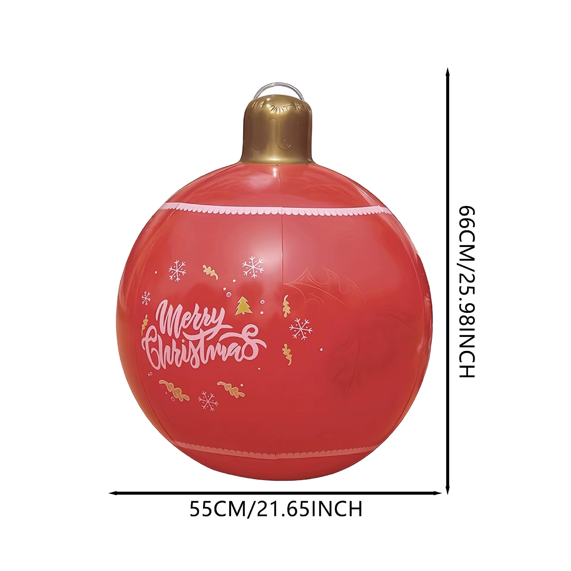 Outdoor Christmas Decoration Ball, PVC Inflatable Christmas Balloon, Christmas Party Atmosphere Balls, Santa Claus Elk Balloons