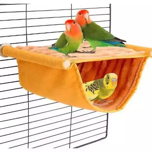 Parrot Hammock Bird Nest Peony Budgie Home Use Hanging Four-Season Sleeping Nest Ventilation and Ventilation Bird Cage Swing