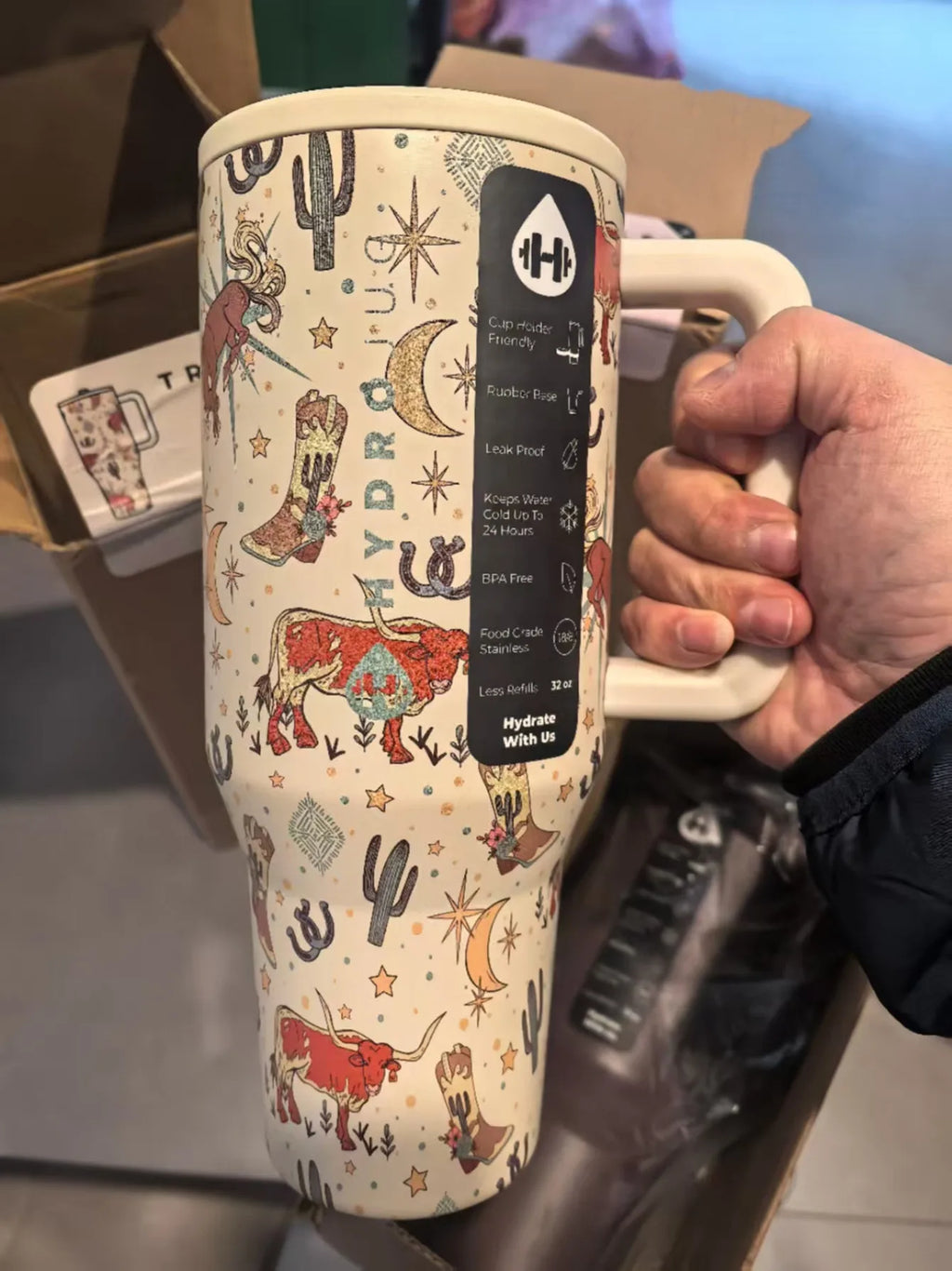 Tumbler 32OZ/40OZ Traveler Straw Lid Stainless Steel Vacuum Insulated Car Mug Double Wall Thermal Iced Travel