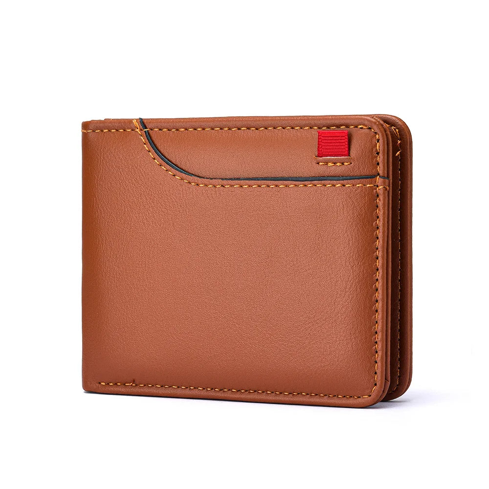 Men'S Wallet Vertical Multi Card Small Wallet 