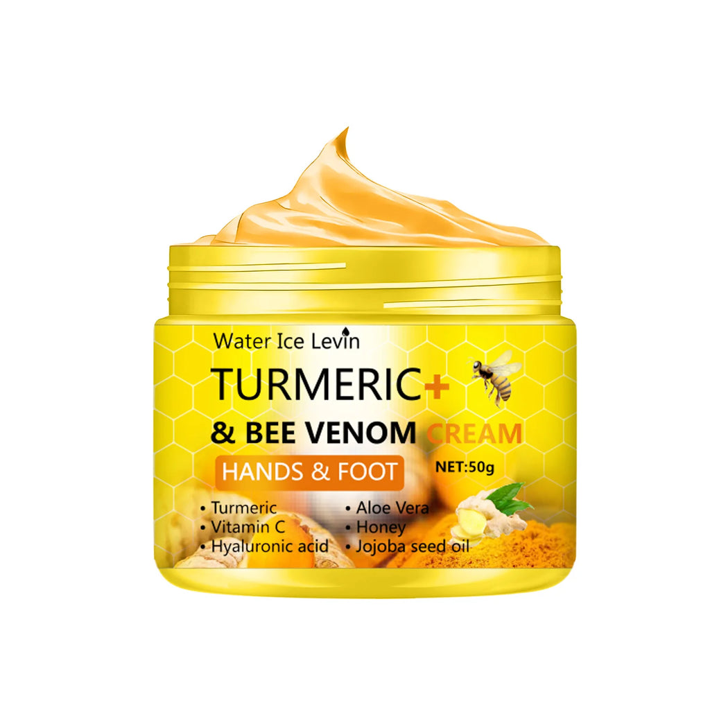 Turmeric Bee Venom Anti-Drying Crack Foot Cream Hand Cracked Skin Repair