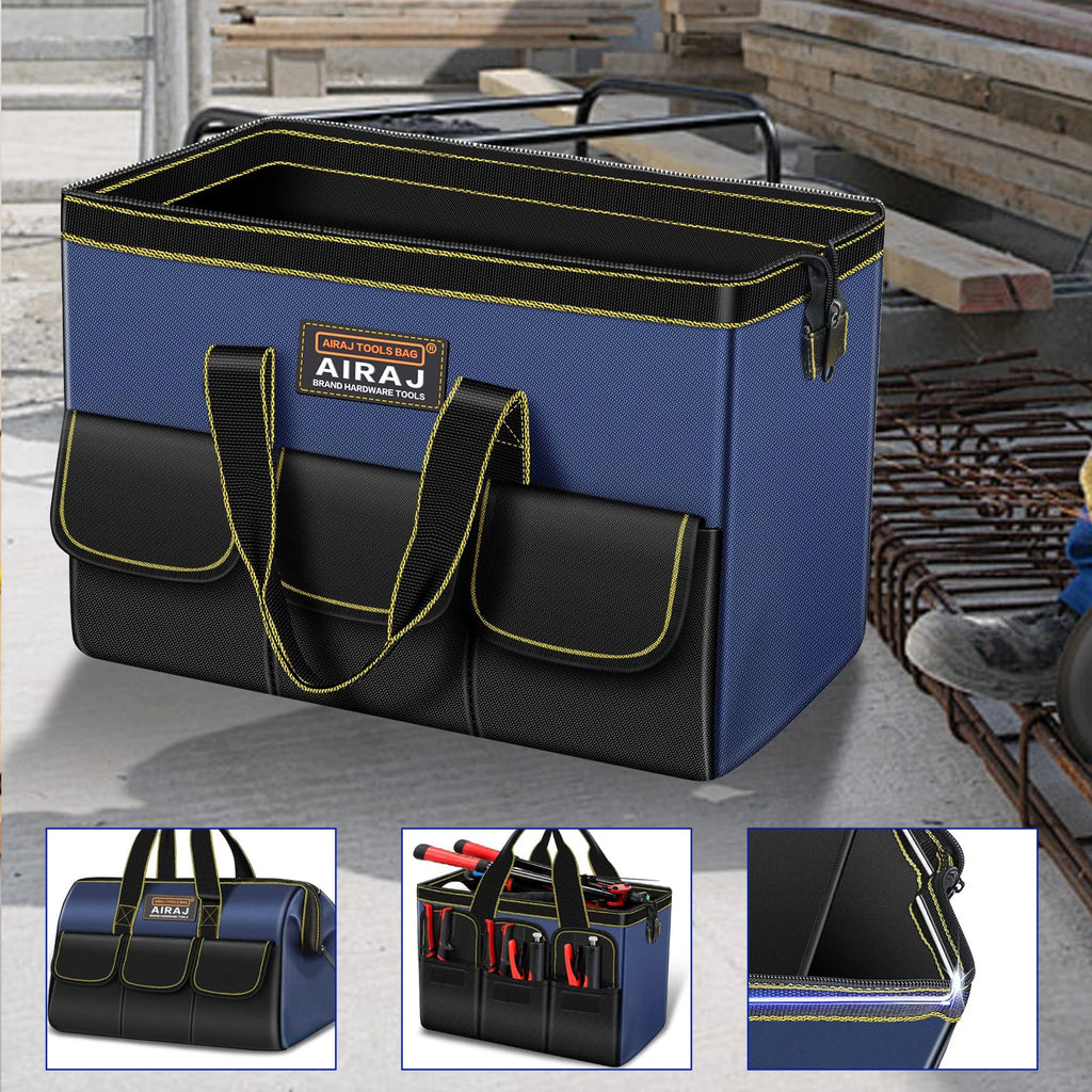 Multifunctional Tool Bags 1680D Oxford Cloth Electrician Bags Waterproof and Wear-Resistant High Capacity Storage Bags