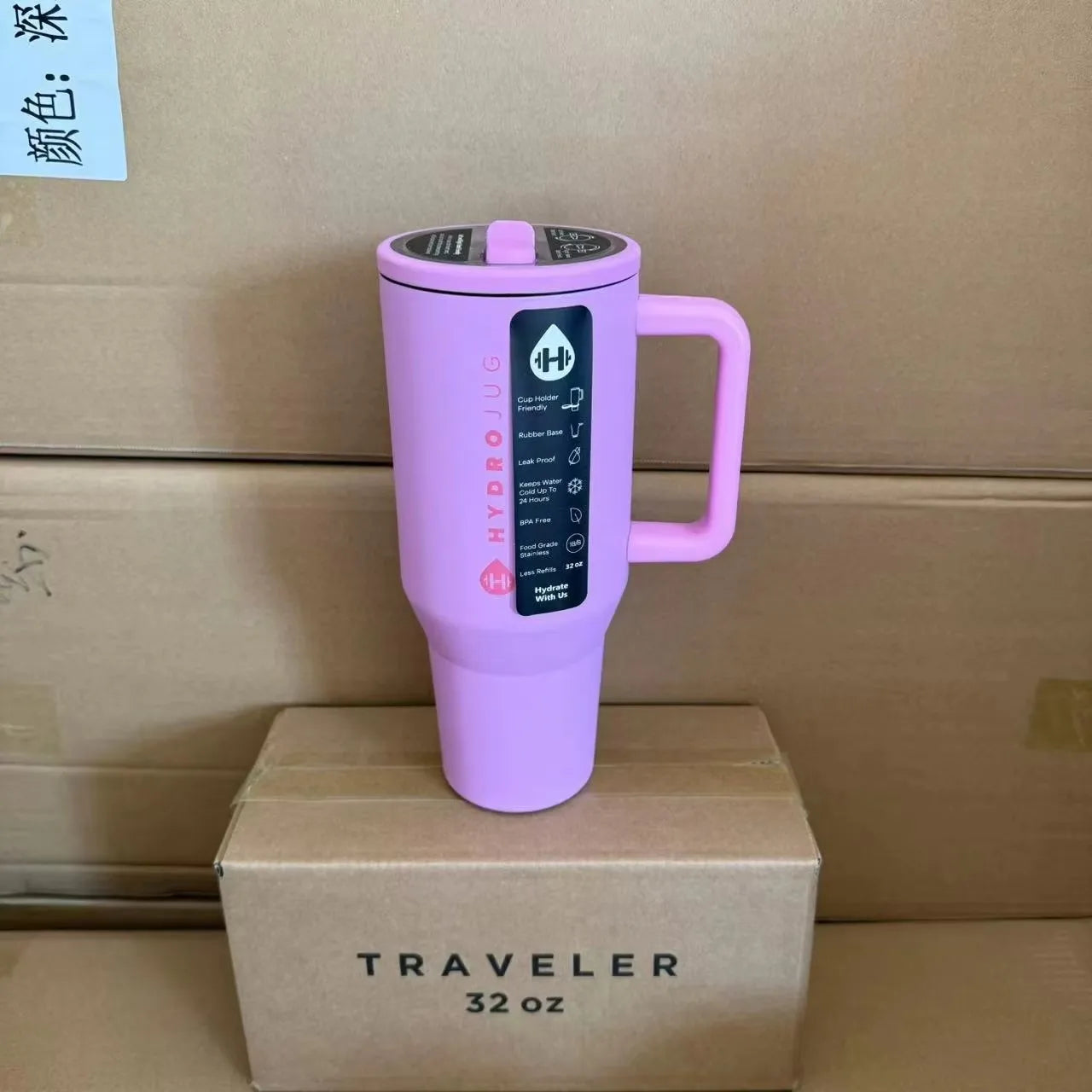Tumbler 32OZ/40OZ Traveler Straw Lid Stainless Steel Vacuum Insulated Car Mug Double Wall Thermal Iced Travel