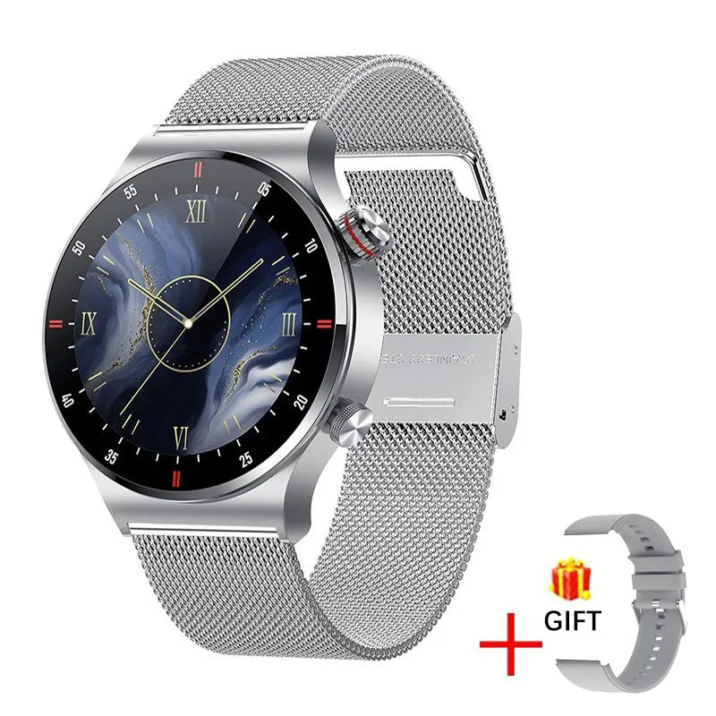 ECG+PPG Bluetooth Call Smart Watch 2023 Men AMOLED Full Touch Sports NFC Watches Men Smartwatch Waterproof for Android Ios