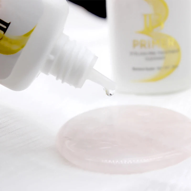 1 Bottle Ibeauty Super Bonder Banana Primer Fake Eyelash Extension Fast Dry Long Lasting Korea Booster Strong Adhesive Supplies