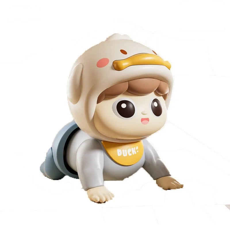 Crawling Doll Baby Toy with Music, ,Learning Crawling Guidance and Head up Train Children'S Vocal Toys and Baby Interactive Ing