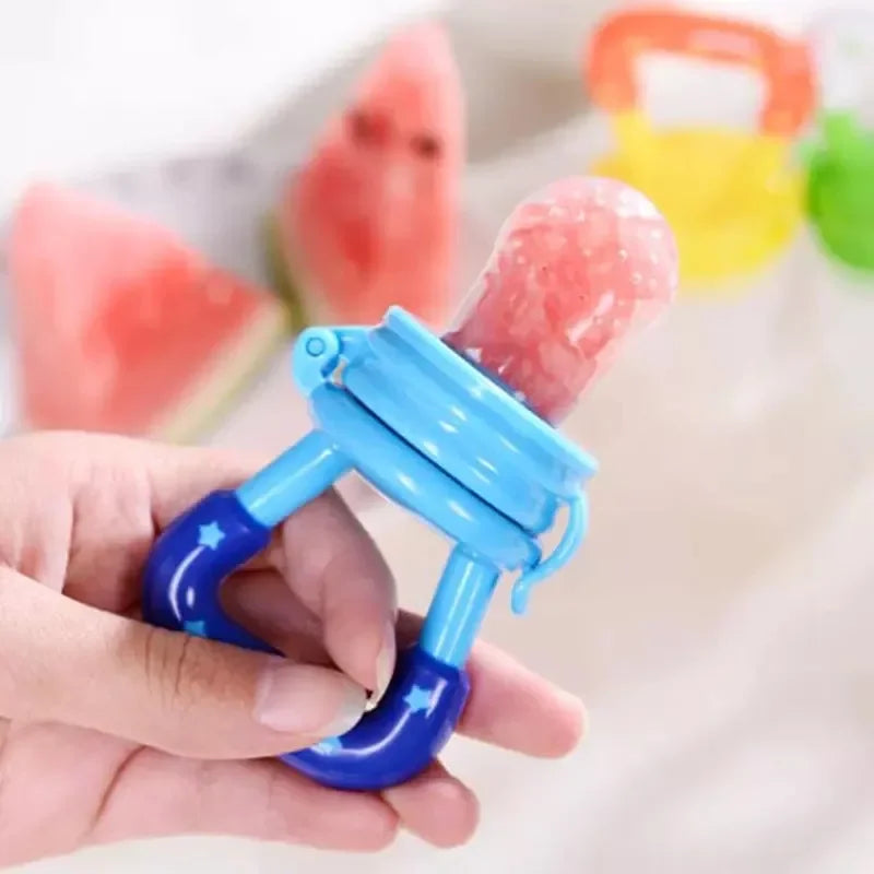 3 in 1 Baby Nipple Fresh Food Fruit Milk Feeding Bottles Nibbler Learn Feeding Drinking Water Straw Handle Teething Pacifier