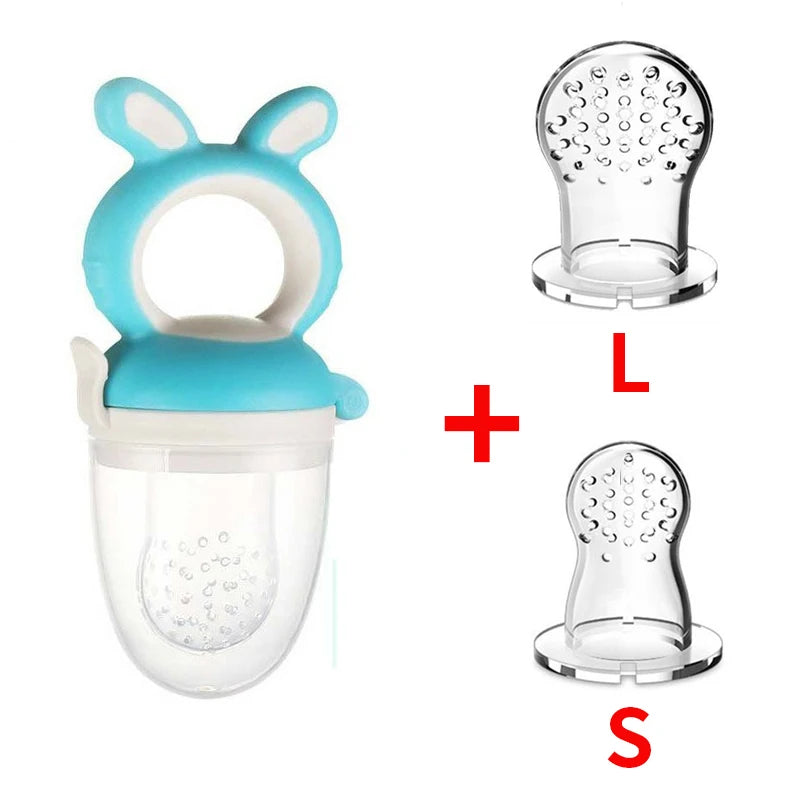 3 in 1 Baby Nipple Fresh Food Fruit Milk Feeding Bottles Nibbler Learn Feeding Drinking Water Straw Handle Teething Pacifier