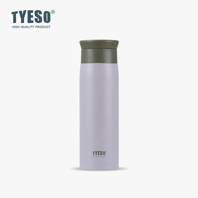 500ML  Stainless Steel Insulated Water Bottle Simple round Shoulder Travel Mug Portable Frosted Ins Style Design