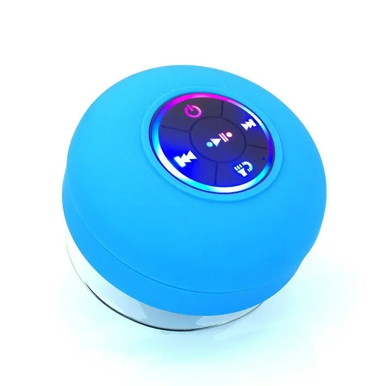 Waterproof Wireless LED Suction Cup Mini Bluetooth Speaker Portable Outdoor Sports Stereo Speakers