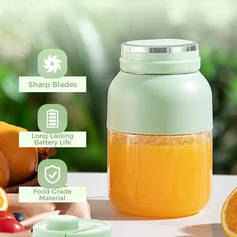 1300Ml Multifunctional Large-Capacity Wireless Portable Juicer Cup Orange Lemon Fruit Juicer Cup Household Juicer