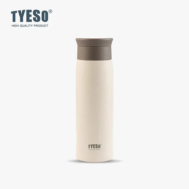500ML  Stainless Steel Insulated Water Bottle Simple round Shoulder Travel Mug Portable Frosted Ins Style Design